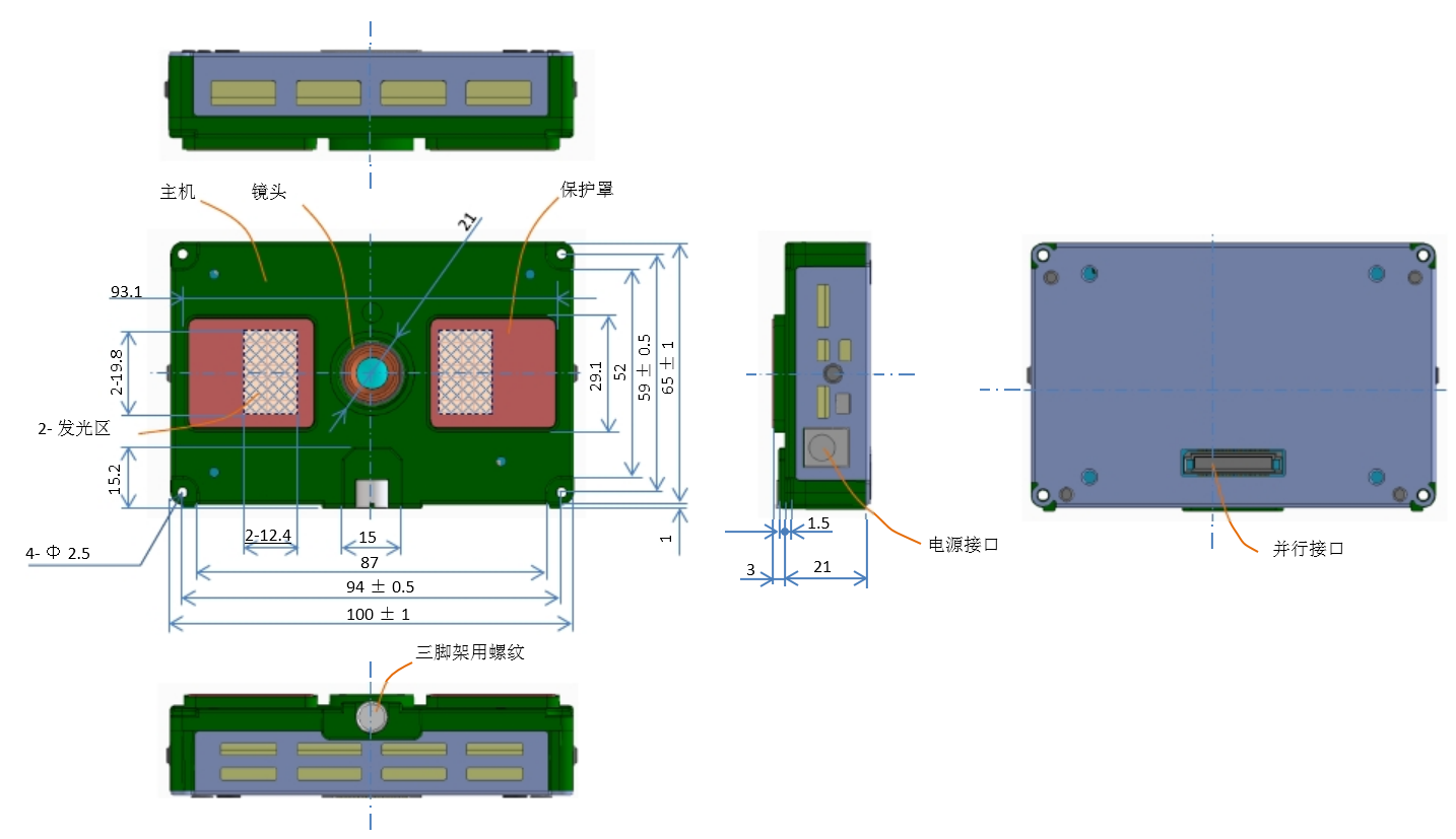 ToF相機外觀圖